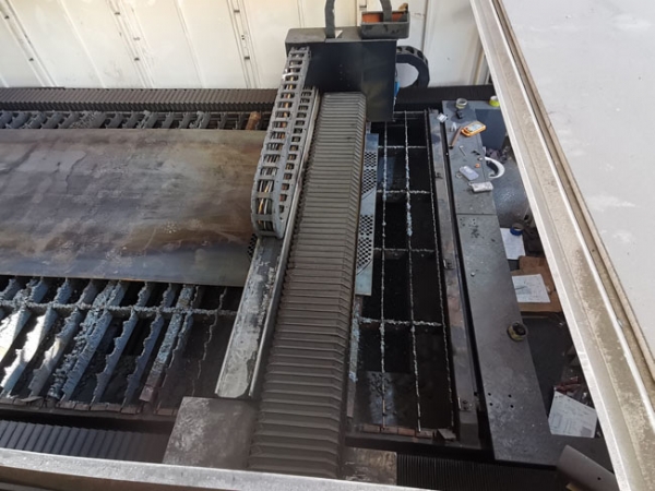 激光切割机 内部